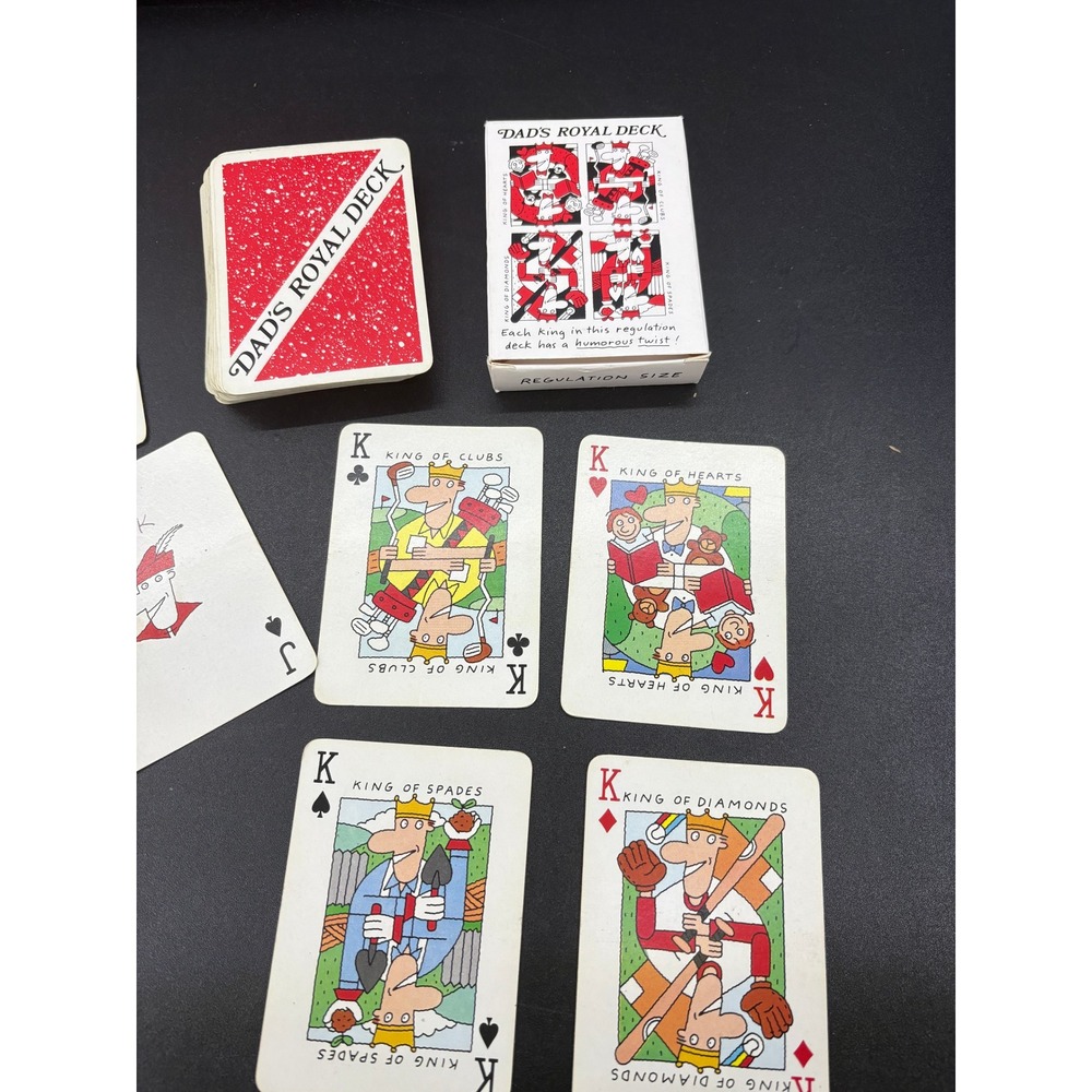 Vintage Dad's Royal Deck Humorous Novelty Playing Cards Regulation Size - Picture 6 of 6